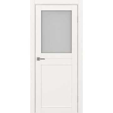 Межкомнатная дверь экошпон Турин 520.211 бежевый остеклённая