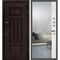 Входная дверь Э2 дуб крафтовый панель зеркало оптима макси