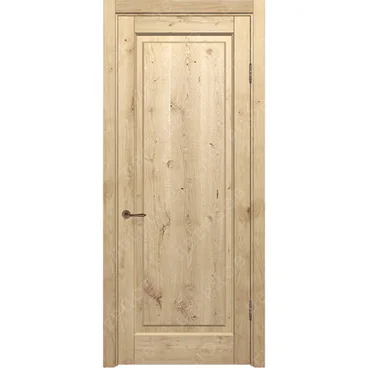 Межкомнатная дверь массив дуба с сучком Дверцов Кастро глухая