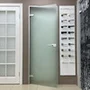 Межкомнатная стеклянная дверь АКМА Лайт стекло бесцветное матовое