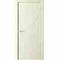 Фото межкомнатная дверь эмаль Геометрия 2 слоновая кость глухая