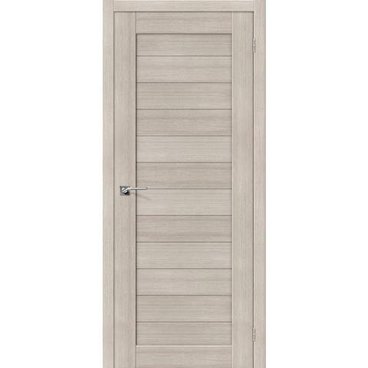 Межкомнатная дверь экошпон Bravo Порта-21 cappuccino veralinga глухая