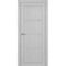 Межкомнатная дверь экошпон Турин 540.1111 серый дуб глухая