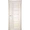 Фото межкомнатной двери экошпон Мариам Техно-738 сандал бежевый стекло сатинат белый