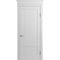 Межкомнатная дверь массив бука Viporte Бьелла белая эмаль глухая