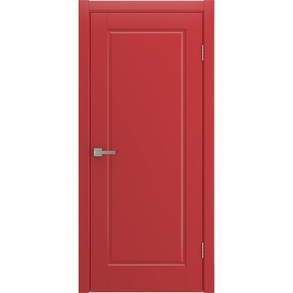 Фото двери Аморе красная эмаль глухая