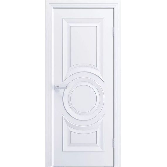 Межкомнатная дверь эмаль Салерно 8 белая глухая