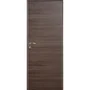 Межкомнатная влагостойкая дверь Kapelli Eco с алюминиевыми торцами дуб серый