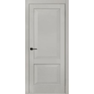 Межкомнатная дверь экошпон ДП-2 gray silk глухая
