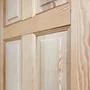 Межкомнатная дверь массив сосны с ламелью Дверцов Авиано остеклённая