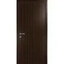 Фото гладкой пластиковой двери в цвете венге