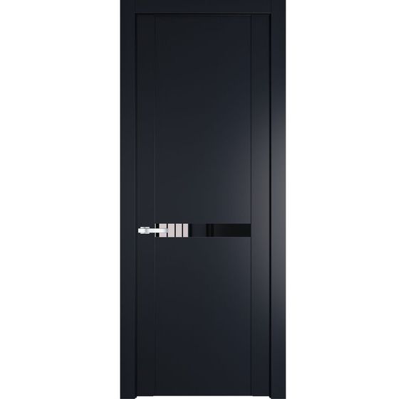 Межкомнатная дверь эмаль Profil Doors 1.4P нэви блу остеклённая