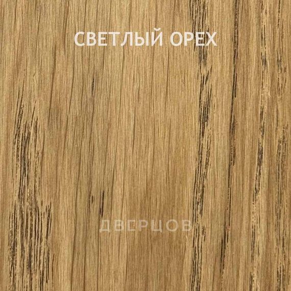 Межкомнатная дверь массив дуба с сучком Дверцов Болонья ПО-1-2 остеклённая