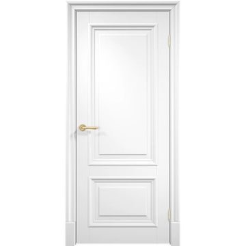 Межкомнатная дверь эмаль Дверцов Брессо 2 цвет сигнальный белый RAL 9003 глухая