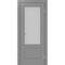 Межкомнатная дверь экошпон Турин Neo 540ПФ.21 серый со стеклом