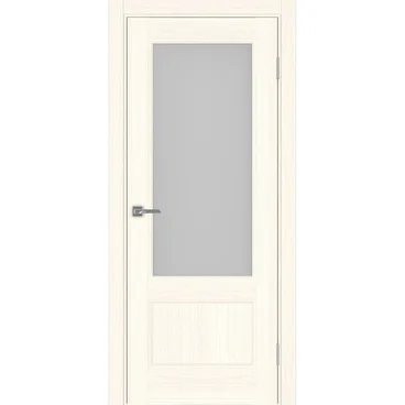 Межкомнатная дверь экошпон Турин Neo 540ПФ.21 ясень светлый со стеклом