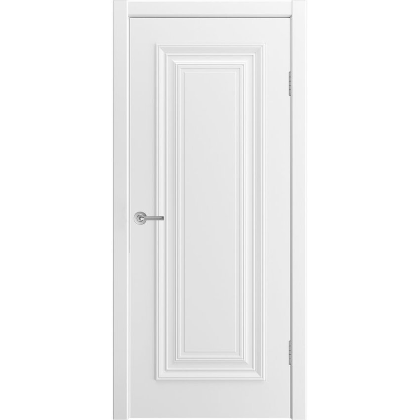 Межкомнатная дверь эмаль Парма 1 В1 белая глухая