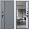 Входная дверь Манчестер серая с зеркалом