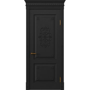 Межкомнатная дверь массив дуба Viporte Флоренция Декор арабика глухая