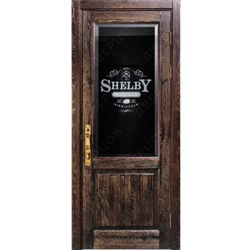 Межкомнатная дверь Лофт Шелби остеклённая