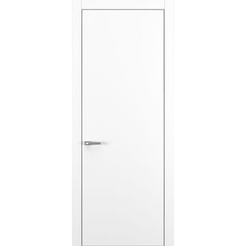 Межкомнатная дверь Квалитет К7 белая с ALU кромкой