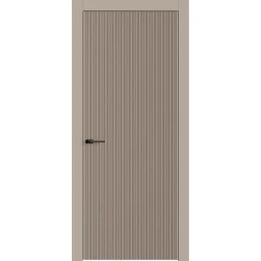 Межкомнатная дверь эмаль Ofram Линнея 1 капучино глухая