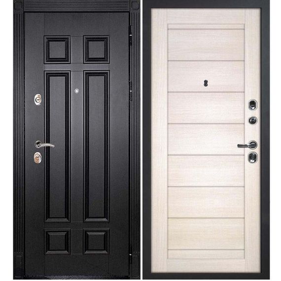 Входная дверь Гера 2 венге панель сборная сандал бежевый