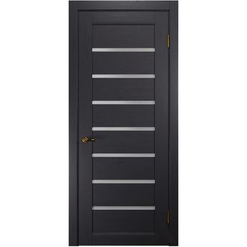 Межкомнатная дверь массив дуба Alvero Адель 2 арабика остеклённая