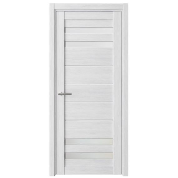 Фото двери Пекин экошпон кедр снежный со стеклом