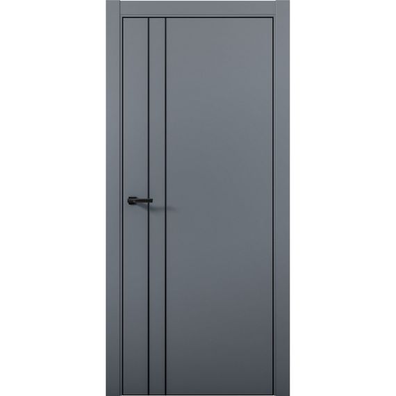 Межкомнатная дверь Палладий 4 антрацит глухая