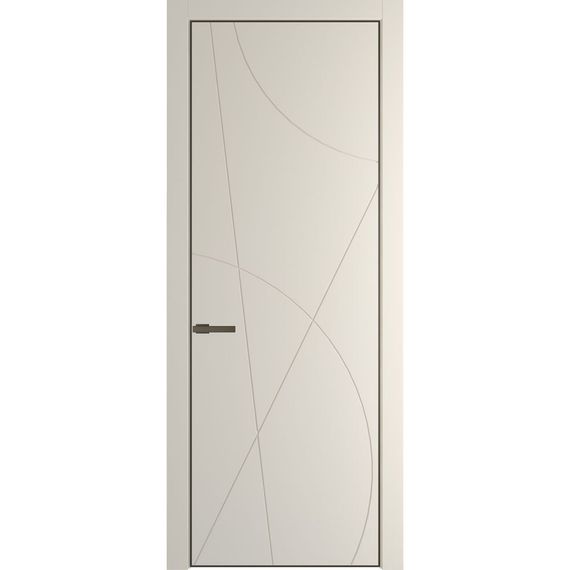 Межкомнатная дверь 4PA кремовая магнолия глухая
