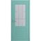 Фото двери Патриция бирюзовая эмаль RAL 6027 со стеклом