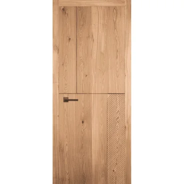 Межкомнатная дверь массив дуба Легно 10 дуб натуральный глухая