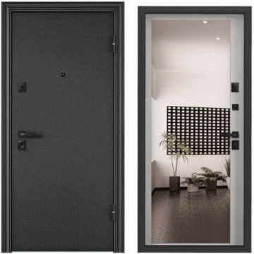 Входная дверь Ultimatum M MP колоре неро ПВХ бьянко MM