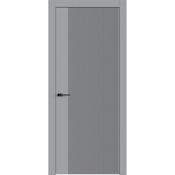 Межкомнатная дверь эмаль Ofram Линнея 2 серая глухая