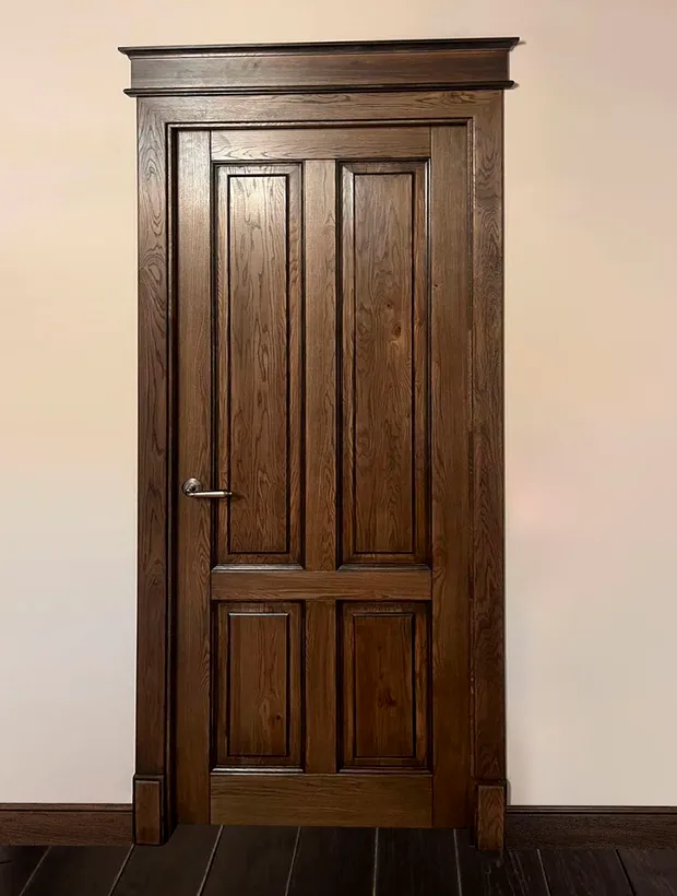 Дверь из массив дуба с сучком ДВЕРЦОВ Авиано покрытие масло воск