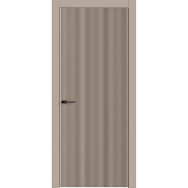 Межкомнатная дверь эмаль Ofram Линнея 1 капучино глухая