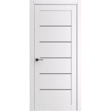 Межкомнатная дверь Porta-220 белая Shellac White со стеклом