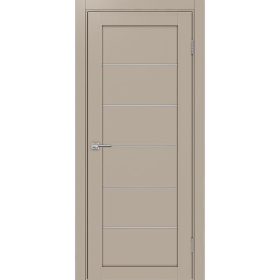 Фото двери из экошпона Турин 506.12 мокко остеклённая