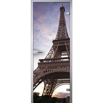 Межкомнатная стеклянная дверь АКМА Town триплекс фотопечать