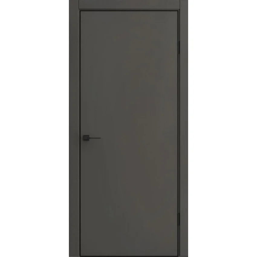 Межкомнатная дверь экошпон ДП-50 graphite silk глухая