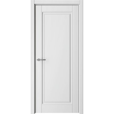 Межкомнатная дверь эмаль Классика 1 белая глухая