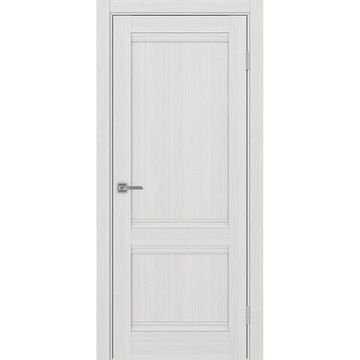 Межкомнатная дверь экошпон Турин 502U.11 ясень серебристый глухая
