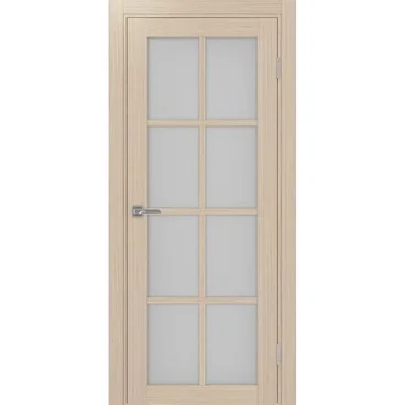 Межкомнатная дверь экошпон Турин 541.2222 белёный дуб остеклённая