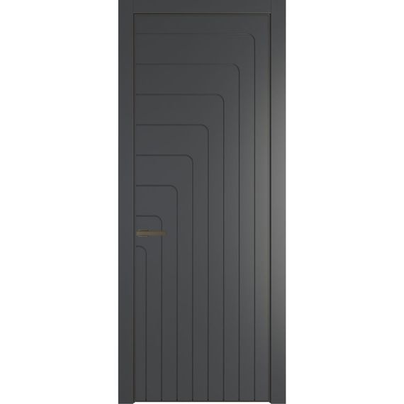 Межкомнатная дверь 10PA графит глухая