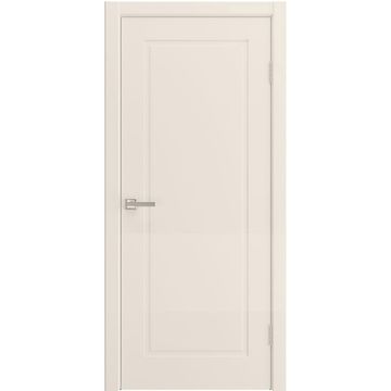 Межкомнатная дверь эмаль Капри 1 шампань глухая