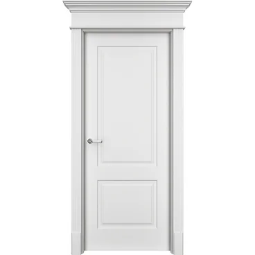 Межкомнатная дверь эмаль Ofram Нафта 2 белая глухая