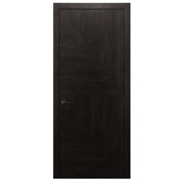 Межкомнатная дверь массив дуба Alvero Флэт-VI винтаж глухая