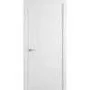 Межкомнатная дверь Porta-50 4AF белая Shellac White Al кромка в цвет глухая