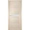 Фото межкомнатной двери экошпон Мариам Техно-703 капучино стекло сатинат белый